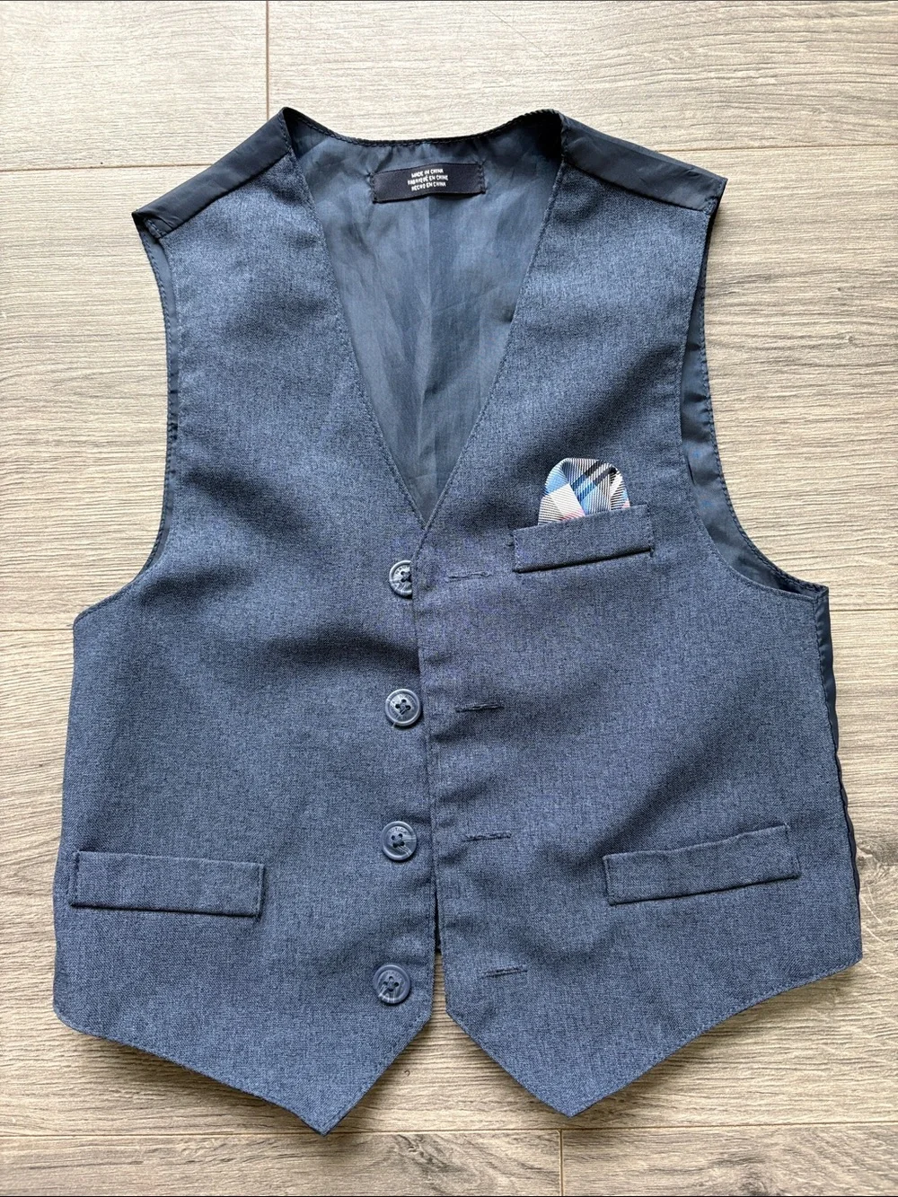 Nautica Boys 2-Piece Dress Vest & Pants Set | Size 4 | Navy
